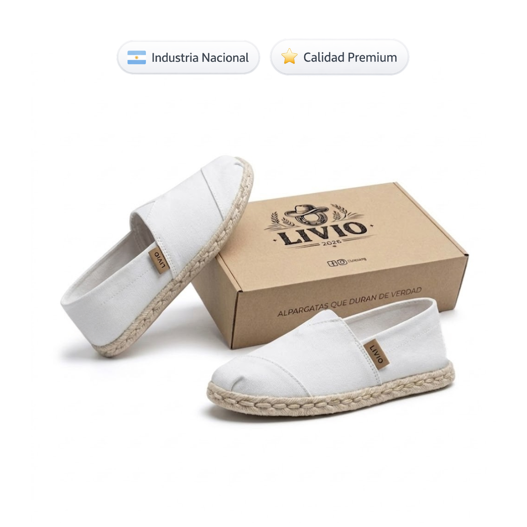 Alpargata Livio Simil Yute  – Uso Diario